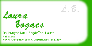 laura bogacs business card